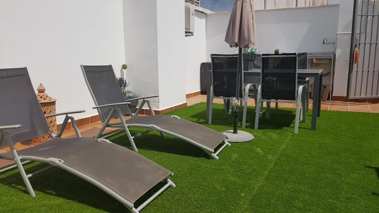 Апартаменты Malaga Centro Terraza Экстерьер фото