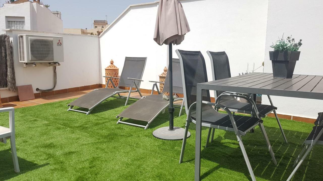 Апартаменты Malaga Centro Terraza Экстерьер фото